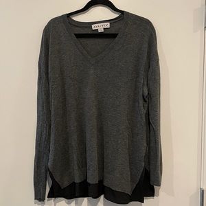 Grey long sleeve top from Ava and Viv in size 1X